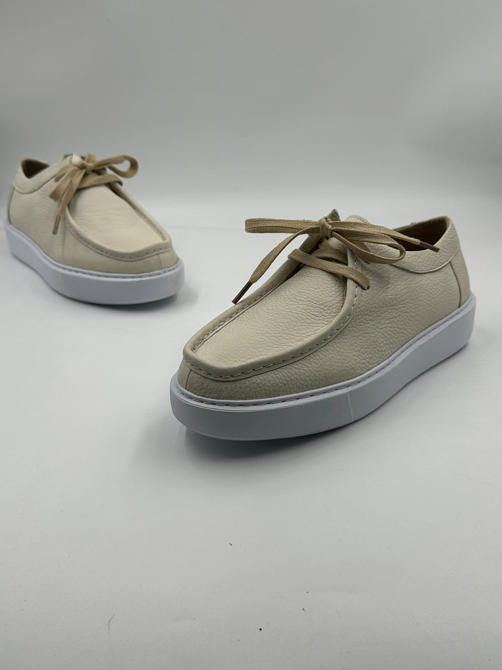 Derby Cuir Grainé Plateforme